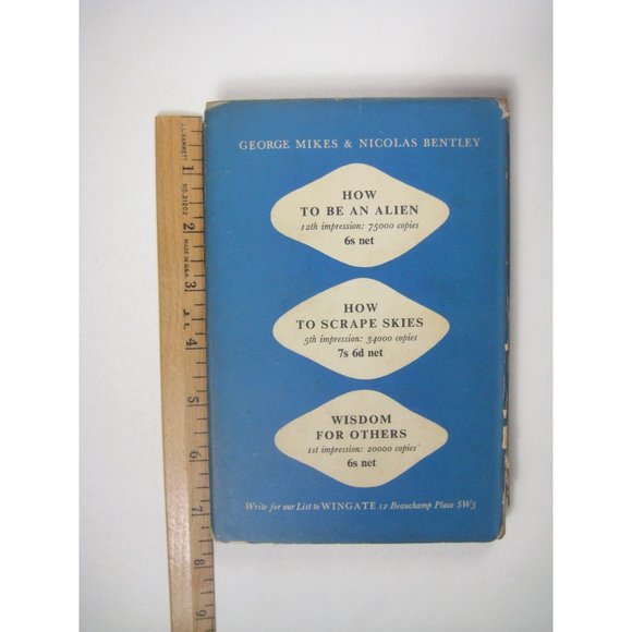 Milk and Honey Israel Explored by Mikes George Hardcover Dust Jacket FAIR - Picture 8 of 8